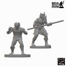 Dragonborn Monks (Wave 2) | BeaMini Unpainted RPG Miniatures