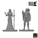 Elf Sorcerer (Wave 3) | BeaMini Unpainted RPG Miniatures