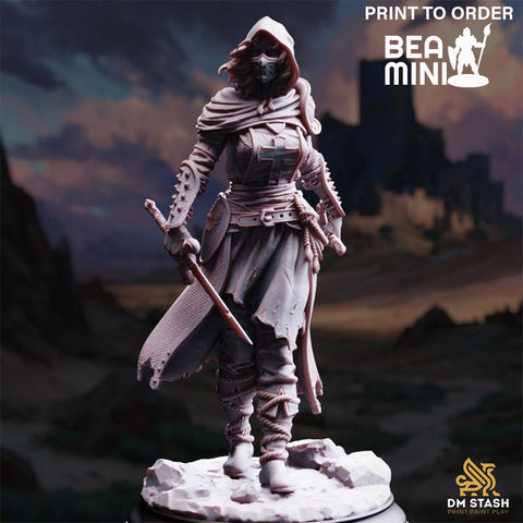 Blade of Justice - Delyna | BeaMini Print to Order Miniatures