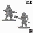 Dwarf Barbarians (Wave 2) | BeaMini Unpainted RPG Miniatures