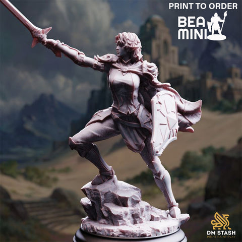 Paladin of the Sun - Hitalia | BeaMini Print to Order Miniatures
