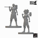 Blacksmiths | BeaMini Unpainted RPG Miniatures
