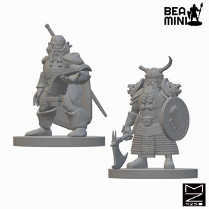Dwarf Fighters (Wave 4) | BeaMini Unpainted RPG Miniatures