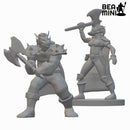 Dragonborn Barbarians (Wave 2) | BeaMini Unpainted RPG Miniatures