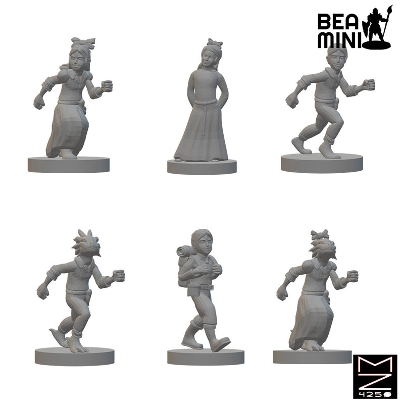 Children | BeaMini Unpainted RPG Miniatures