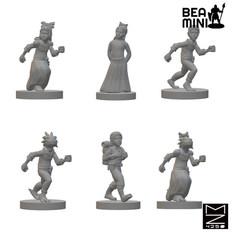 Children | BeaMini Unpainted RPG Miniatures
