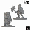 Dwarf Clerics (Wave 2) | BeaMini Unpainted RPG Miniatures