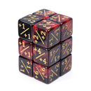 MTG Positive Counter Dice (pack of 10) - Red and Black