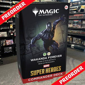 Magic: The Gathering Marvel Super Heroes Commander Deck (Wakanda Forever) *Preorder*