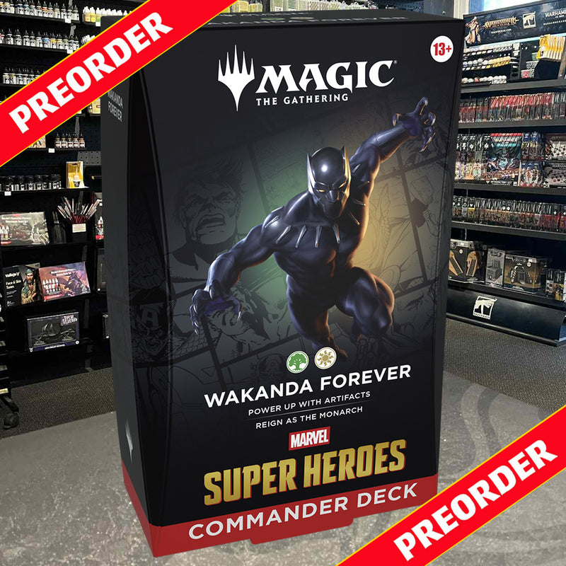 Magic: The Gathering Marvel Super Heroes Commander Deck (Wakanda Forever) *Preorder*