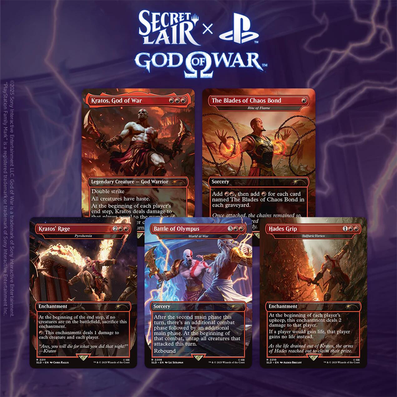 Secret Lair x God of War (Greek - Non-Foil Edition) *Preorder*