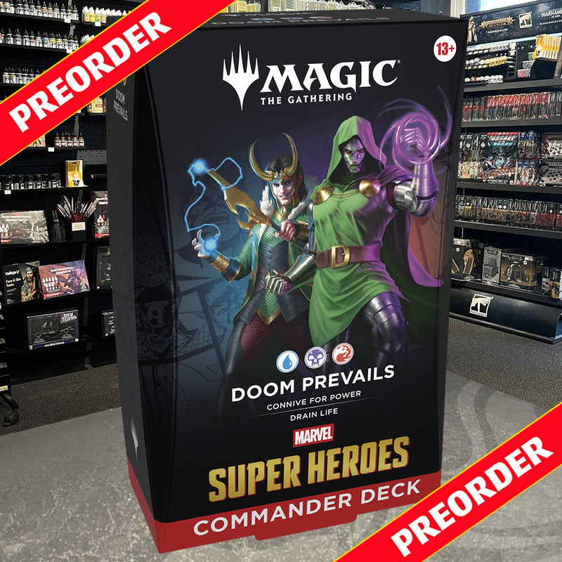 Magic: The Gathering Marvel Super Heroes Commander Deck (Doom Prevails) *Preorder*