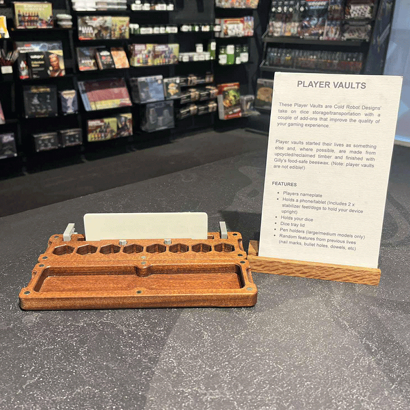 Devon Player Vault (Mahogany) - Small - Cold Robot Design