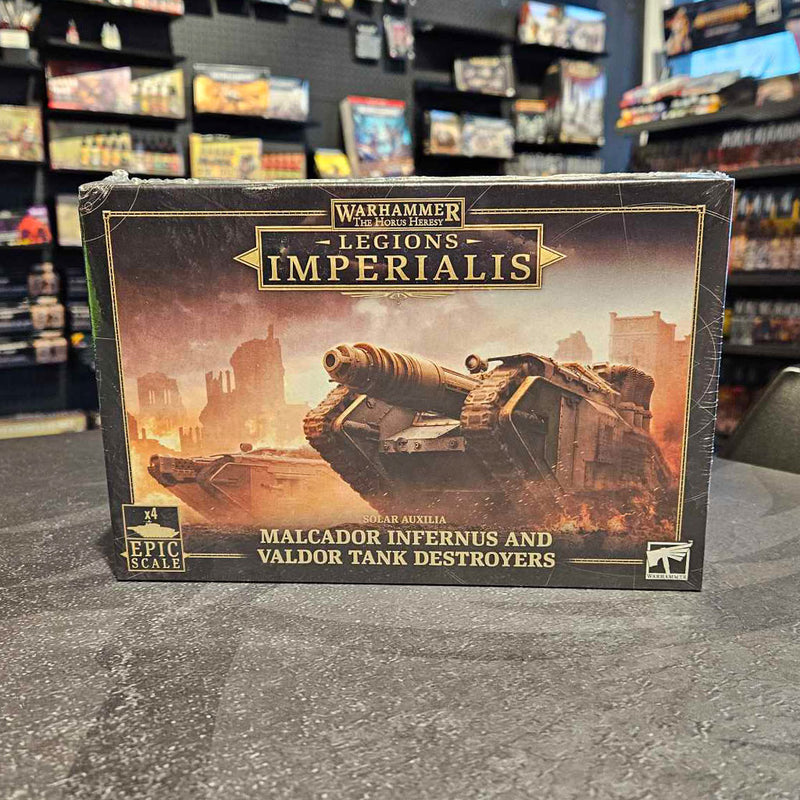 Legions Imperialis: Solar Auxilia Malcador Infernus and Valdor Tank Destroyers