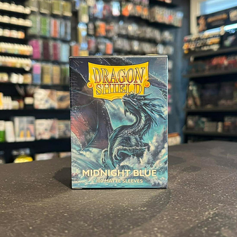 Dragon Shield Standard Matte Sleeves 100 Pack - Midnight Blue