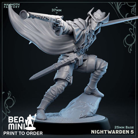 Night Warden 5 | BeaMini Print to Order Miniatures