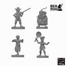 Gnome Adventurers | BeaMini Unpainted RPG Miniatures