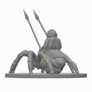 Halfling Ranger on Giant Spider | BeaMini Unpainted RPG Miniatures