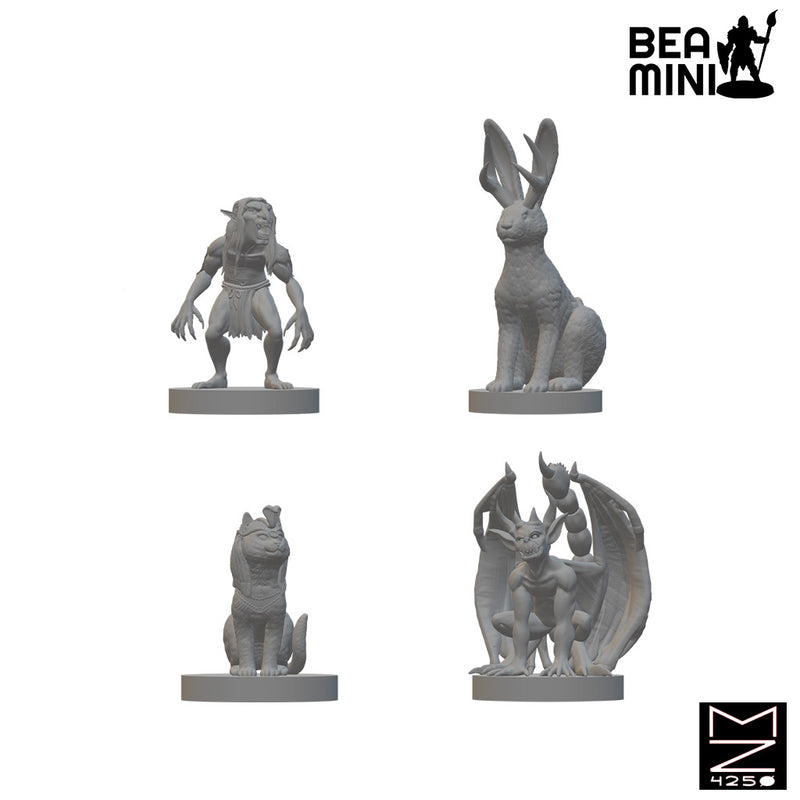 Fey Creatures | BeaMini Unpainted RPG Miniatures