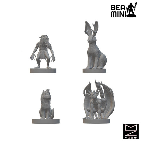 Fey Creatures | BeaMini Unpainted RPG Miniatures