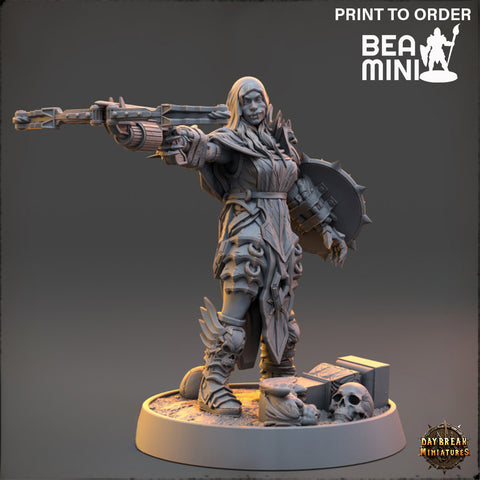 Shima the Treacherous - Vampire | BeaMini Print to Order Miniatures