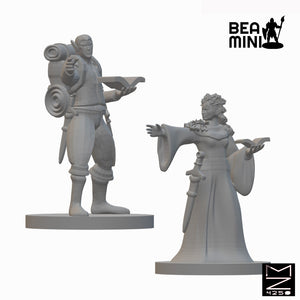 Elf Wizard (wave 3) | BeaMini Unpainted RPG Miniatures