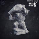 Utor the Yeti | BeaMini Print to Order Miniatures