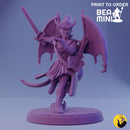 Tiefling Bard | BeaMini Print to Order Miniatures