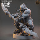 Machinus Zwergbrecher - Orc Barbarian | BeaMini Print to Order Miniatures