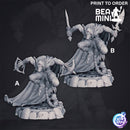 Wererat Assassin | BeaMini Print to Order Miniatures