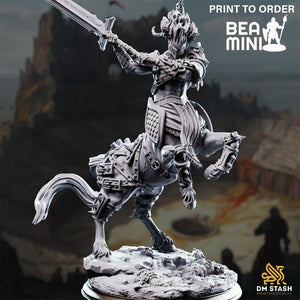 Centaur Fighter - Magnus | BeaMini Print to Order Miniatures