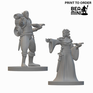 Elf Wizard (wave 3) | BeaMini Unpainted RPG Miniatures
