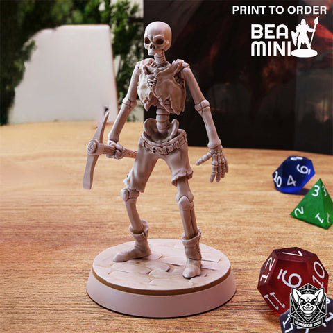 Skeleton 5 | BeaMini Print to Order Miniatures