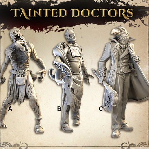 Tainted Doctors | BeaMini Print to Order Miniatures