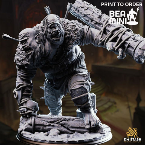 Ettin Brute - Flim & Krim | BeaMini Print to Order Miniatures