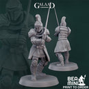 Knight with Two Handed Sword | BeaMini Print to Order Miniatures