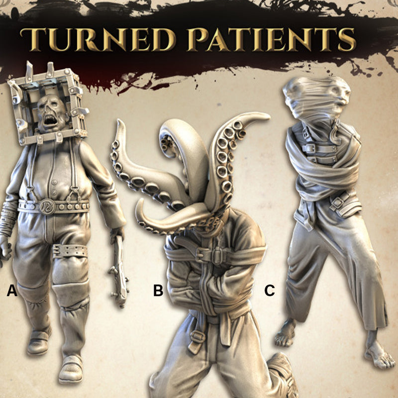 Turned Patients | BeaMini Print to Order Miniatures