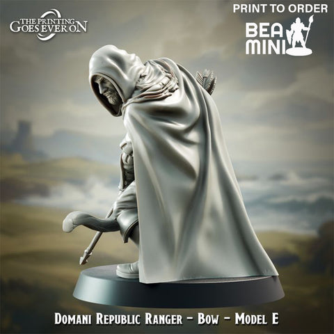 Domani Republic Ranger - E | BeaMini Print to Order Miniatures