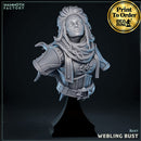 Webling Bust | BeaMini Print to Order Miniatures