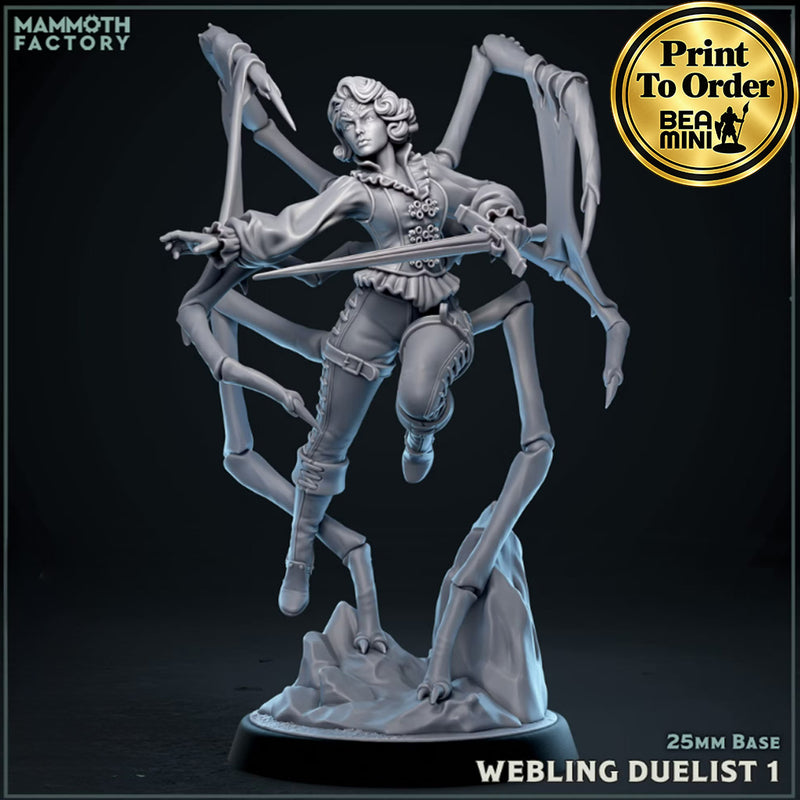 Webling Duelist 1 | BeaMini Print to Order Miniatures