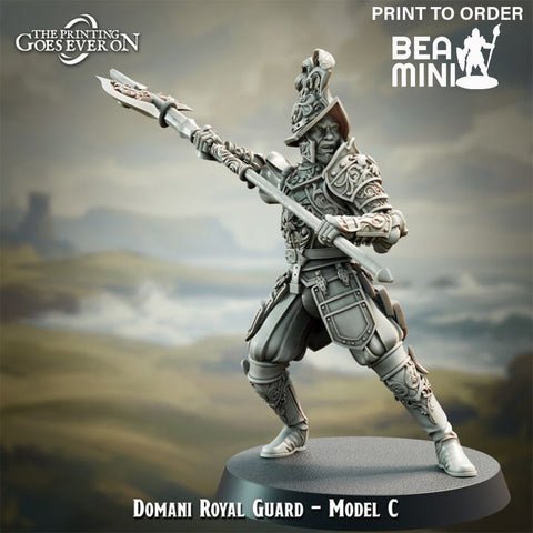 Domani Royal Guard - C | BeaMini Print to Order Miniatures