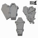 Coffins | BeaMini Unpainted RPG Miniatures