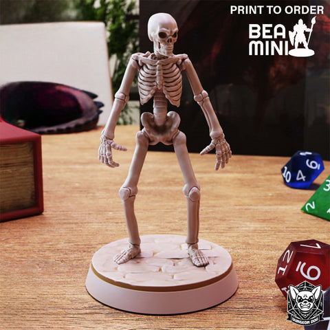 Skeleton 2 | BeaMini Print to Order Miniatures