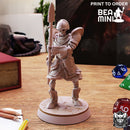 Skeleton Warrior 01 | BeaMini Print to Order Miniatures