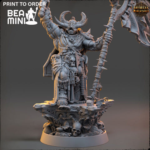 Proponezius - Chaos Warrior | BeaMini Print to Order Miniatures