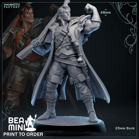 Huntmaster Vastoli | BeaMini Print to Order Miniatures
