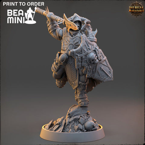 Baryonax - Chaos Warrior | BeaMini Print to Order Miniatures