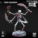 Tomb Guardian Skeleton | BeaMini Print to Order Miniatures