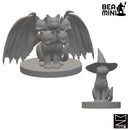 Tiacat and Wizpuss | BeaMini Unpainted RPG Miniatures