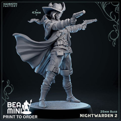 Night Warden 2 | BeaMini Print to Order Miniatures